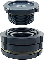 Vista 15 de 2 piezas Accesorio de Mamparo de PVC NPT1, Conector de Tanque de Agua de Plástico de 1 Pulgada Roscado Pasante, Accesorios de Tubería Pasante