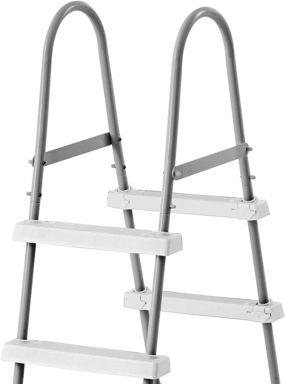 Intex Steel Frame Pool Ladder for 42” Wall Height Pools and 10’ Round Pool Cover