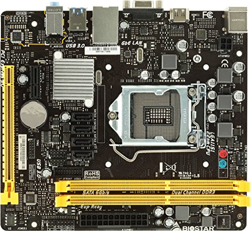Preisvergleich Produktbild Biostar h110mhv3 Intel H110 lga1151 Micro ATX Mainboard