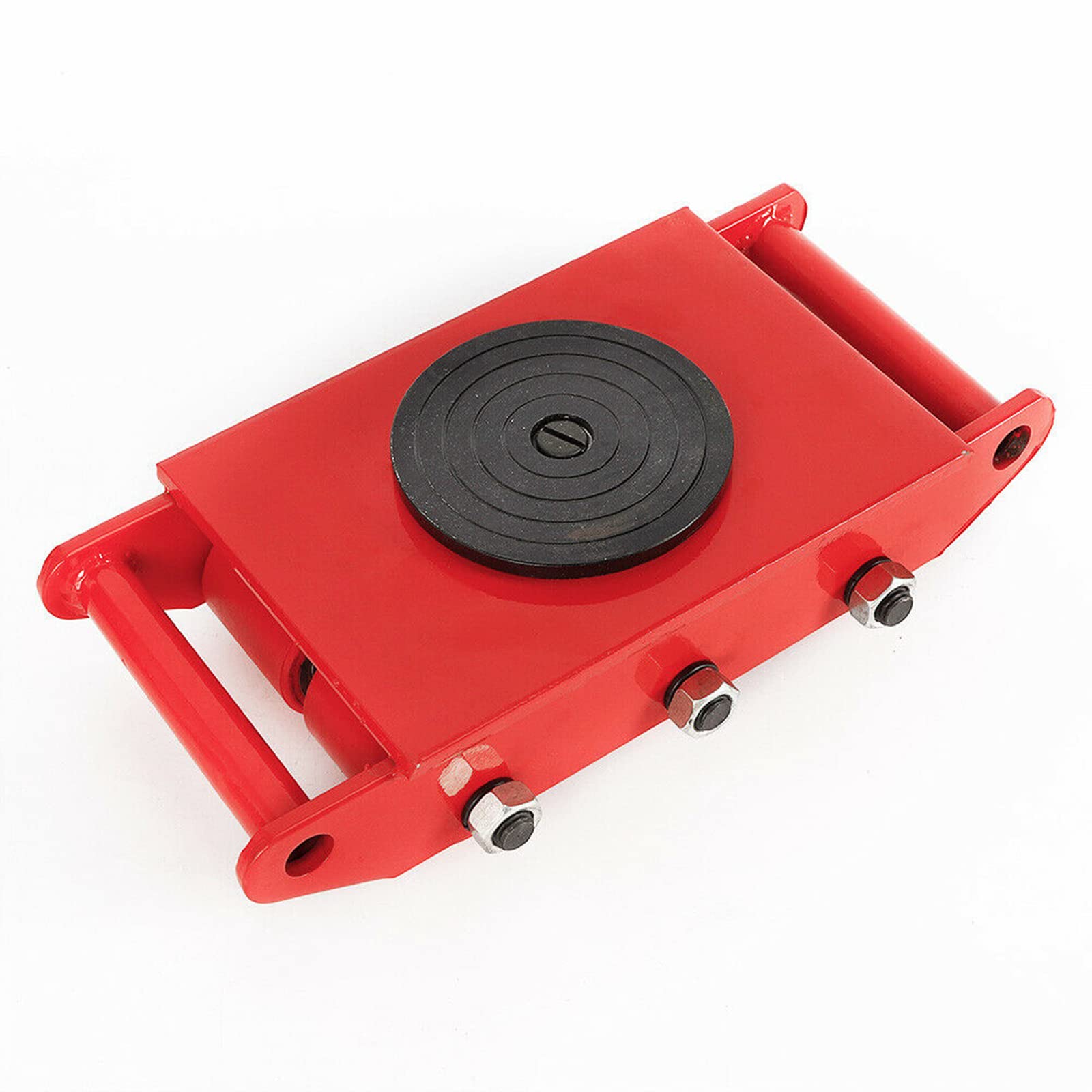 Futchoy 1 8T Machinery Mover Industrial Machinery Skates 6 Steel Rollers Dolly Skate With 360 Degree Rotation Cap For Construction Industrial Transport