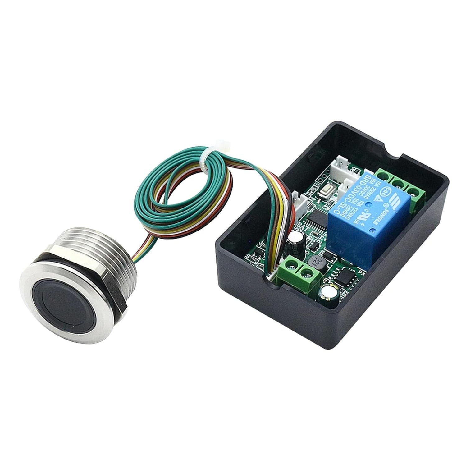 Fingerprint Access Control Relay Module DC7v-30v Door Lock Controller Switch Induction Electric Board(DX4-A and 100D)