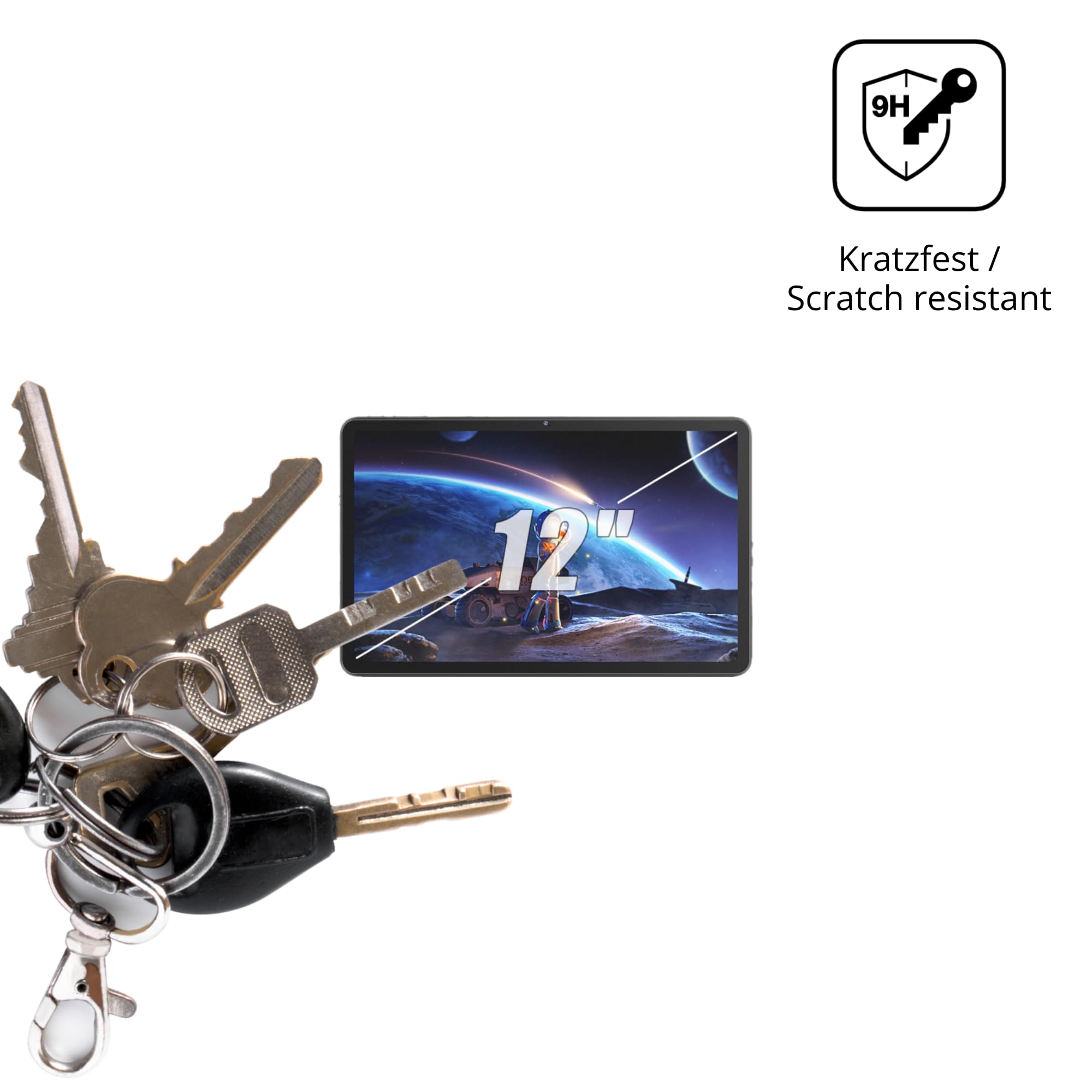 dipos 2x Protector de Pantalla 9H mate para Raemond K90 | Antirreflejos, no se rompe ni astilla, no es cristal, antigolpes, antiarañazos, sin burbujas, autoadhesivo