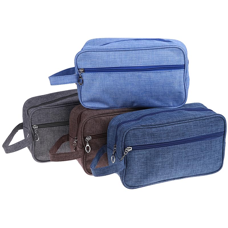 Borsa da Toilette alla Moda, Astuccio cosmetico in Tela, Borsa per Trucco Impermeabile da Donna e Uomo, Borse da Toilette da Viaggio, Articoli da Toilette.