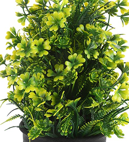 Image of Foliyaj Artificial Plant in Black Pot and Yellow Daisy Flowers for Interior Decor | Faux Plant for Desks, Shelves and Side Tables for Your Home and Office | Fake Plants for Indoor Decoration