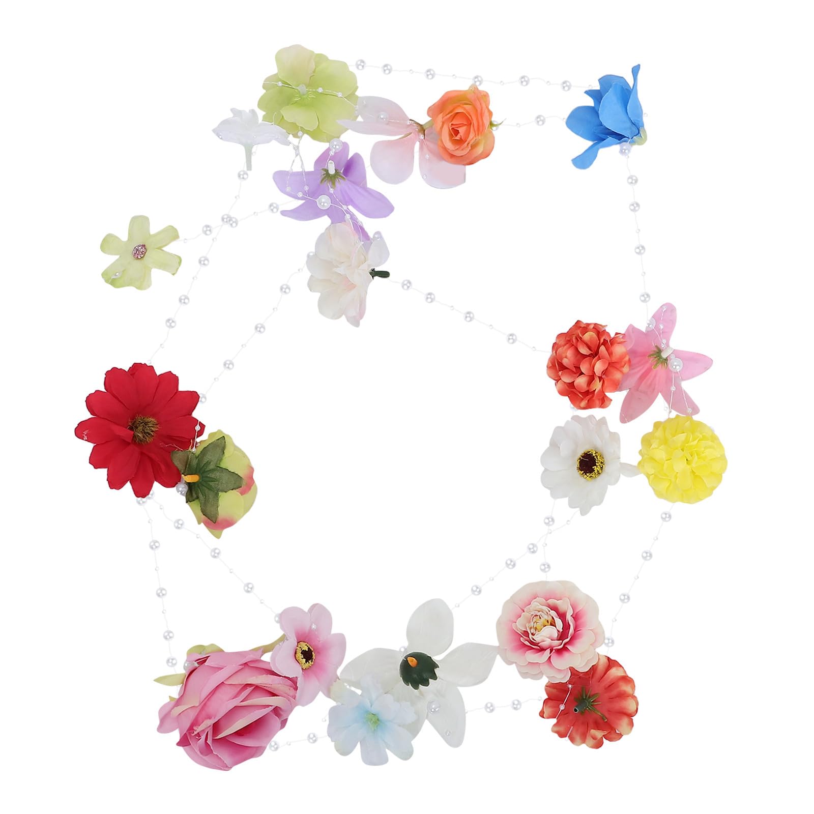 Guirnalda decorativa de flores para recepciones de bodas y fiestas en patios