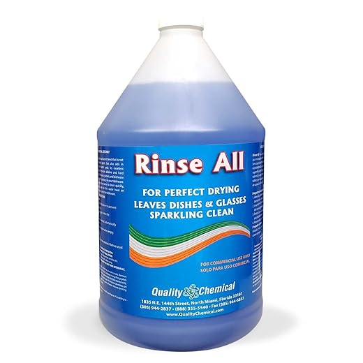 Rinse All / Commercial Industrial Grade Rinse Aid / 1 Gallon (128 oz.)