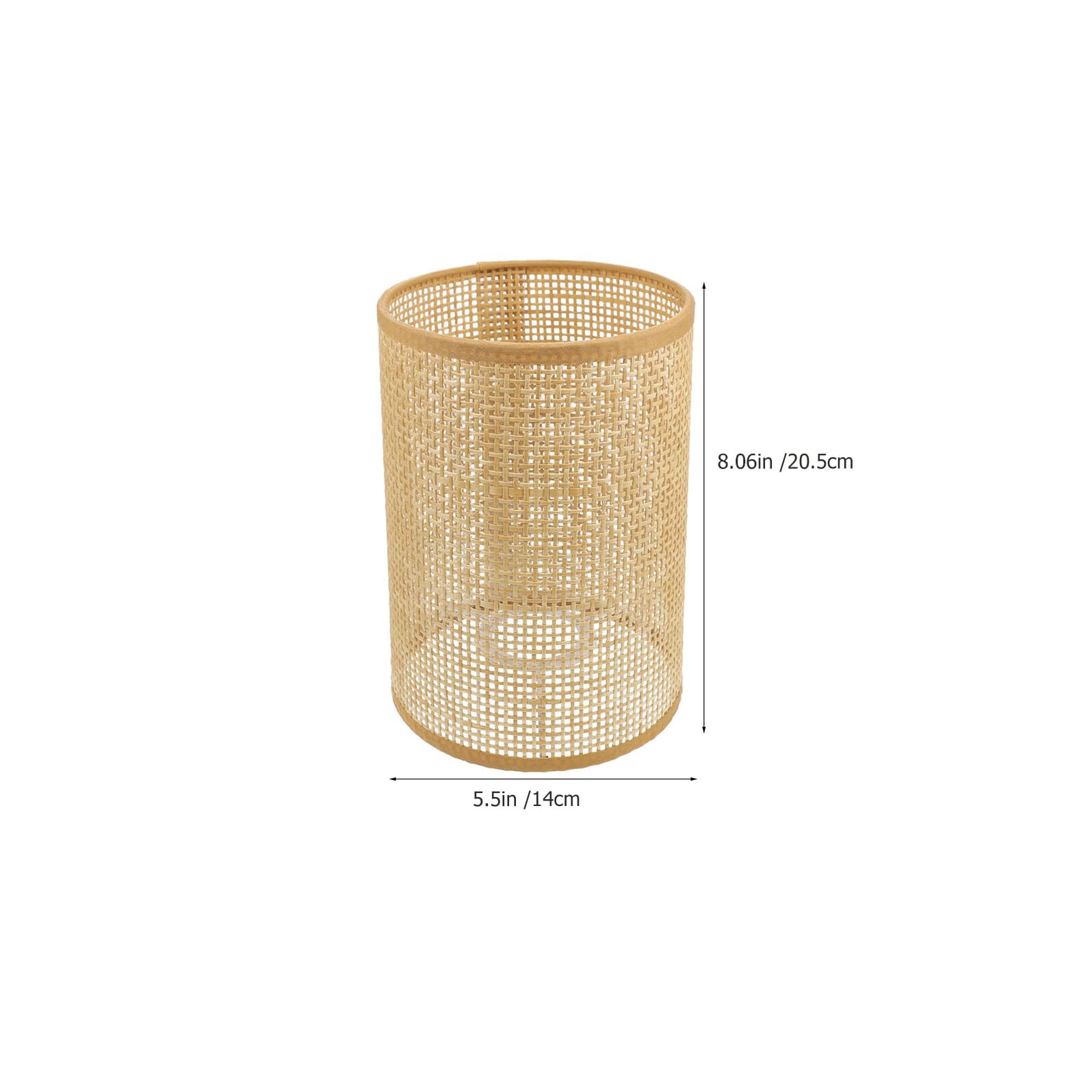 BESPORTBLE 2 pezzi Lampada Paralume in Rattan Intrecciato Coprilampada per Lampadario Sospensione Leggero e Facile da Installare per Soggiorno e Camera da Letto Versatile e Resistente