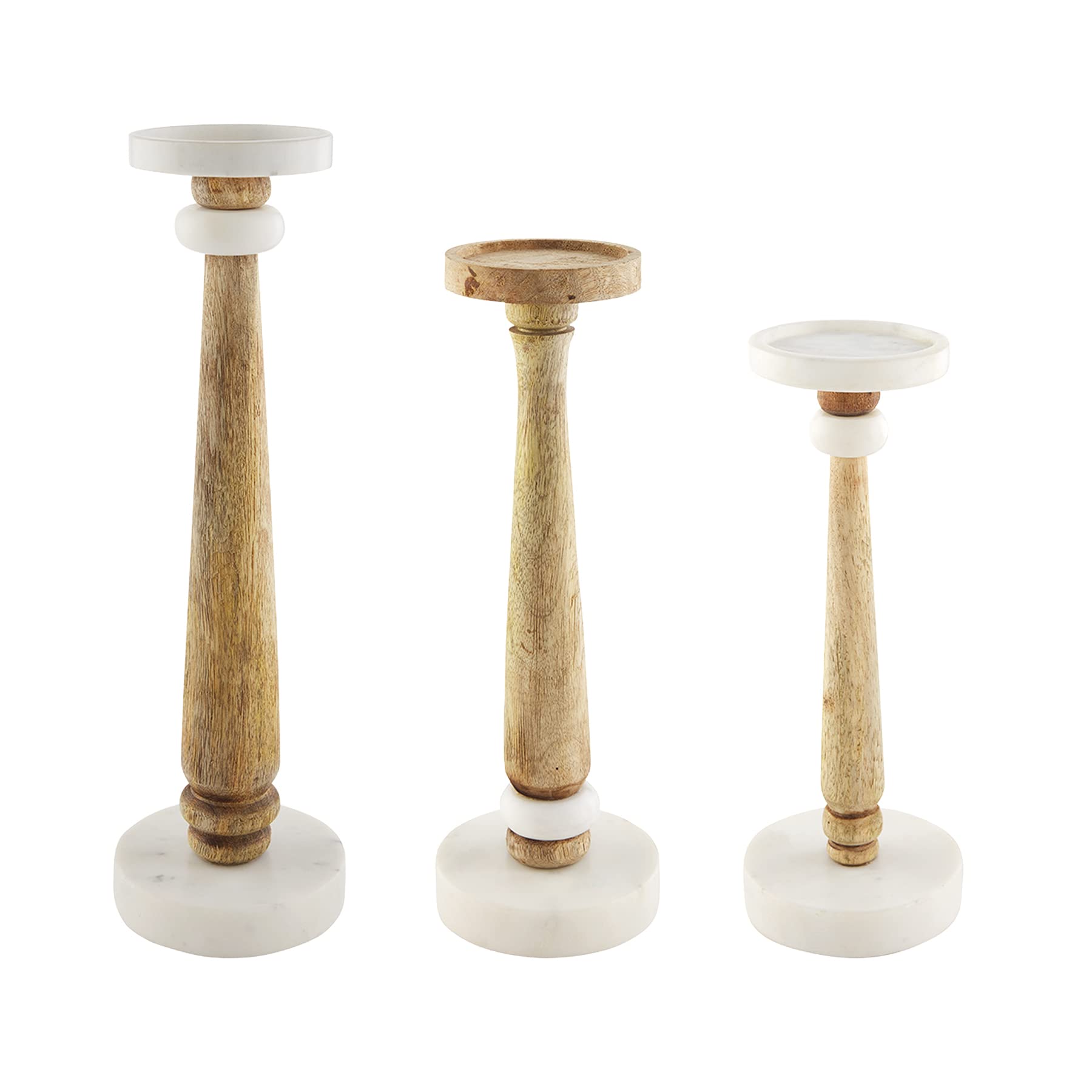 Mud Pie Skinny Marble Candlestick