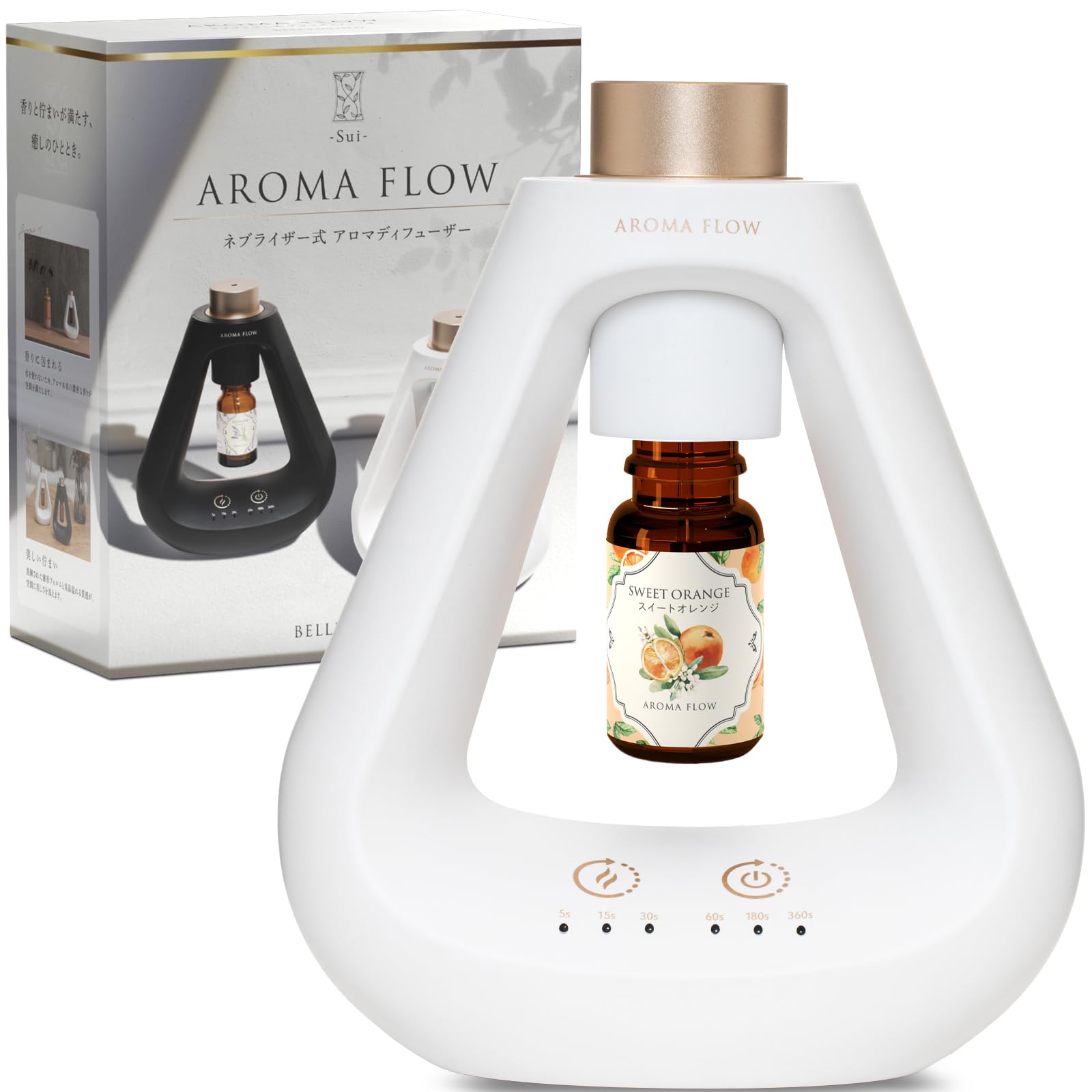 Amazon.co.jp: AROMA FLOW -Sui- (アロマフロー) アロマディフューザー