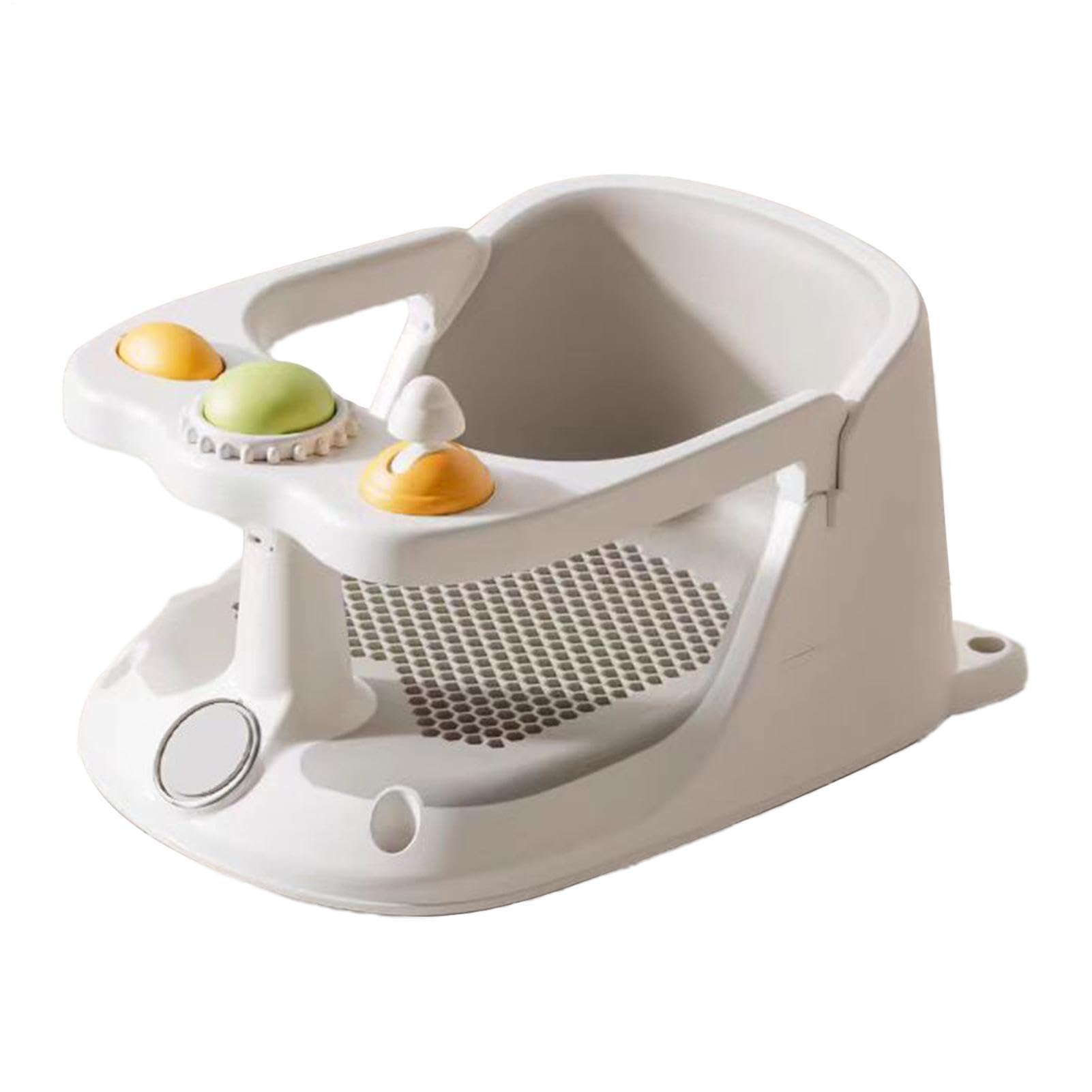 Siège De Bain Bébé Siège Sécurité Enfant Assis | Confort Sécurisé Support Stable Rembourré Séchage Rapide Facile À Pour