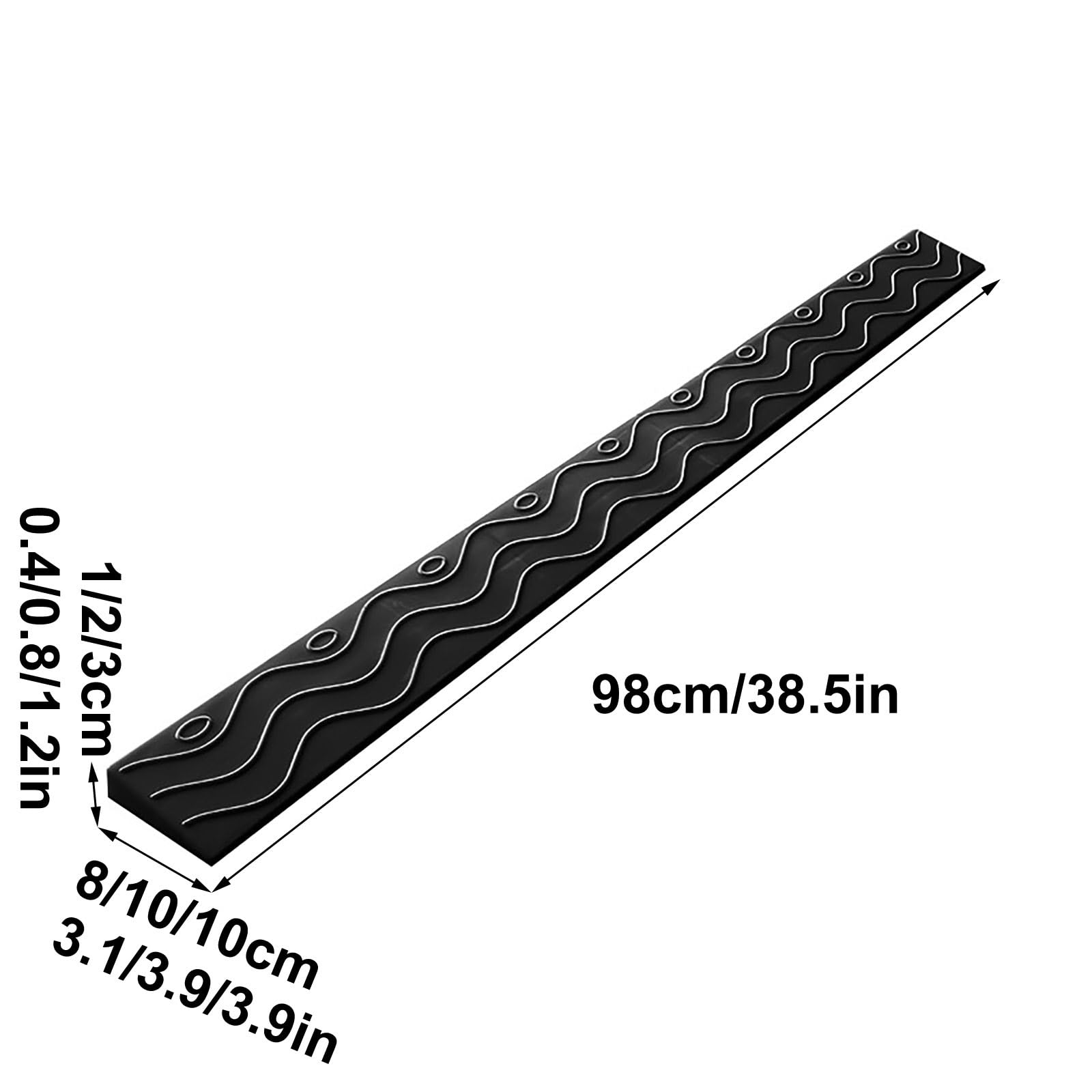 Threshold Ramp Door Step Ramp Portable Lightweight Ramps Auxiliary Slope Wheelchair Slope Step Ramp with Textured Non-Slip Threshold Ramps for Doorways, Stairs, Steps(Blue,3cm/1.2in)