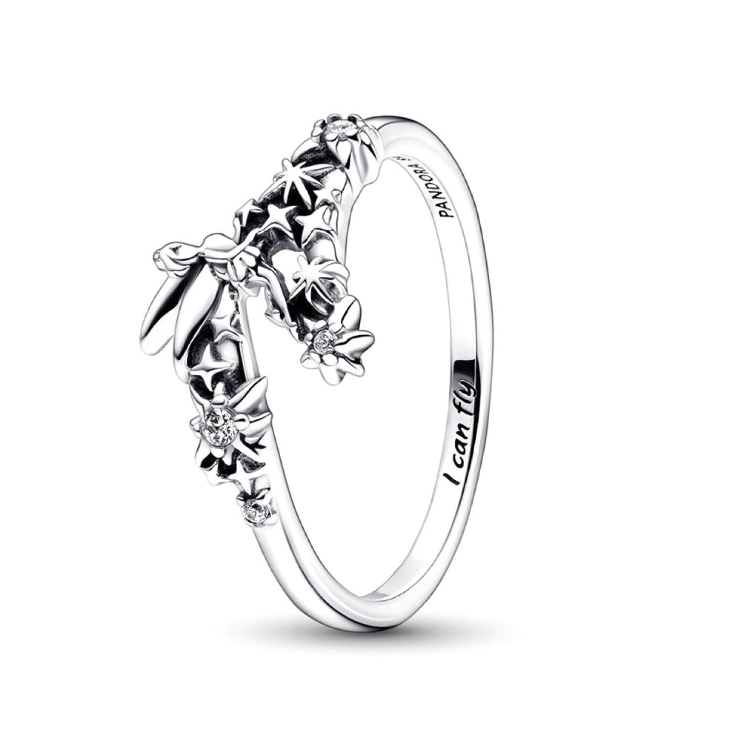 PANDORAAnillo Campanilla Brillante 192516C01, para Mujer