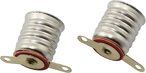 Miniatura 4 de SQXBK - Kit de 10 bombillas pequeñas E10 de 3.8 V0.3 A con base de tornillo en miniatura y 10 bombillas E10 doradas, soportes de base para circuito