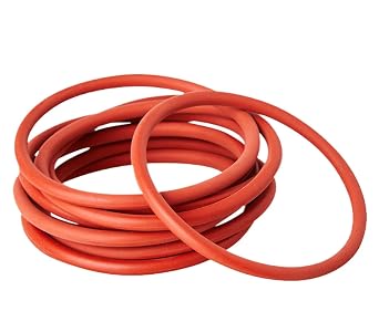 Round Sealing Ring Red, Red O-Ring Seal Gaskets 3-9.5mm ID x 8.3-14.8mm OD 2.65mm Wire Diameter Pack of 503mm x 8.3mm x 2.65mm