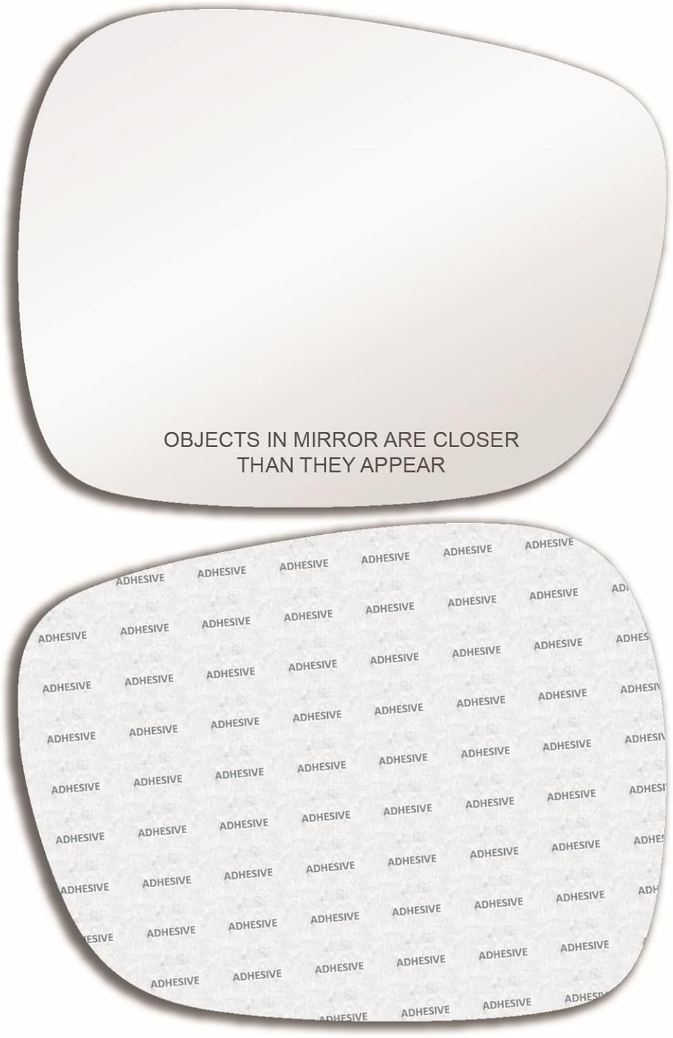 Fit Over Auto-Dimming Mirror Glass with Full Size Adhesive for BMW 2010-2014 X3 Passenger Side View Right RH - Check size in description