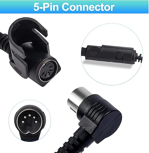 Miniatura 3 de Sopito Silla reclinable elevadora remota de reemplazo remoto de 2 botones (arriba/abajo) controlador de mano de 5 pines para Lazyboy, Golden Limoss