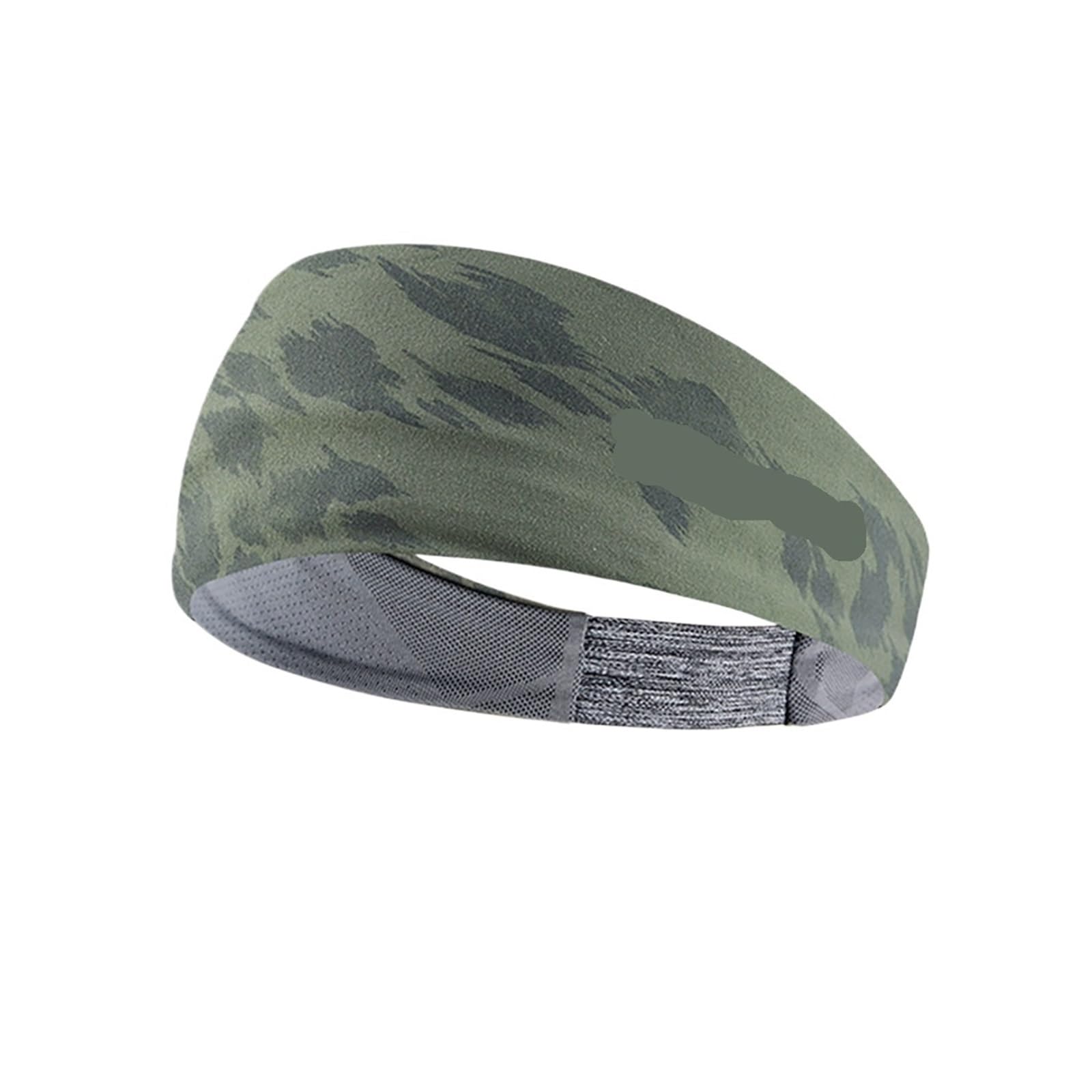 Banda para el cabello deportiva unisex transpirable elástica verde 5