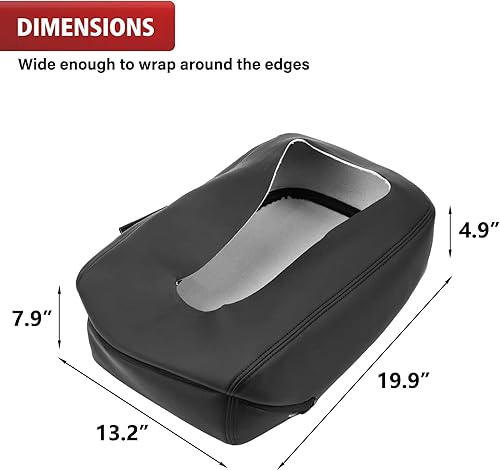 Miniatura 3 de Funda para reposabrazos de consola central para Chevy Tahoe, Suburban, Silverado, GMC Sierra, Yukon 1500 2500 3500 2007-2014, asiento de salto,