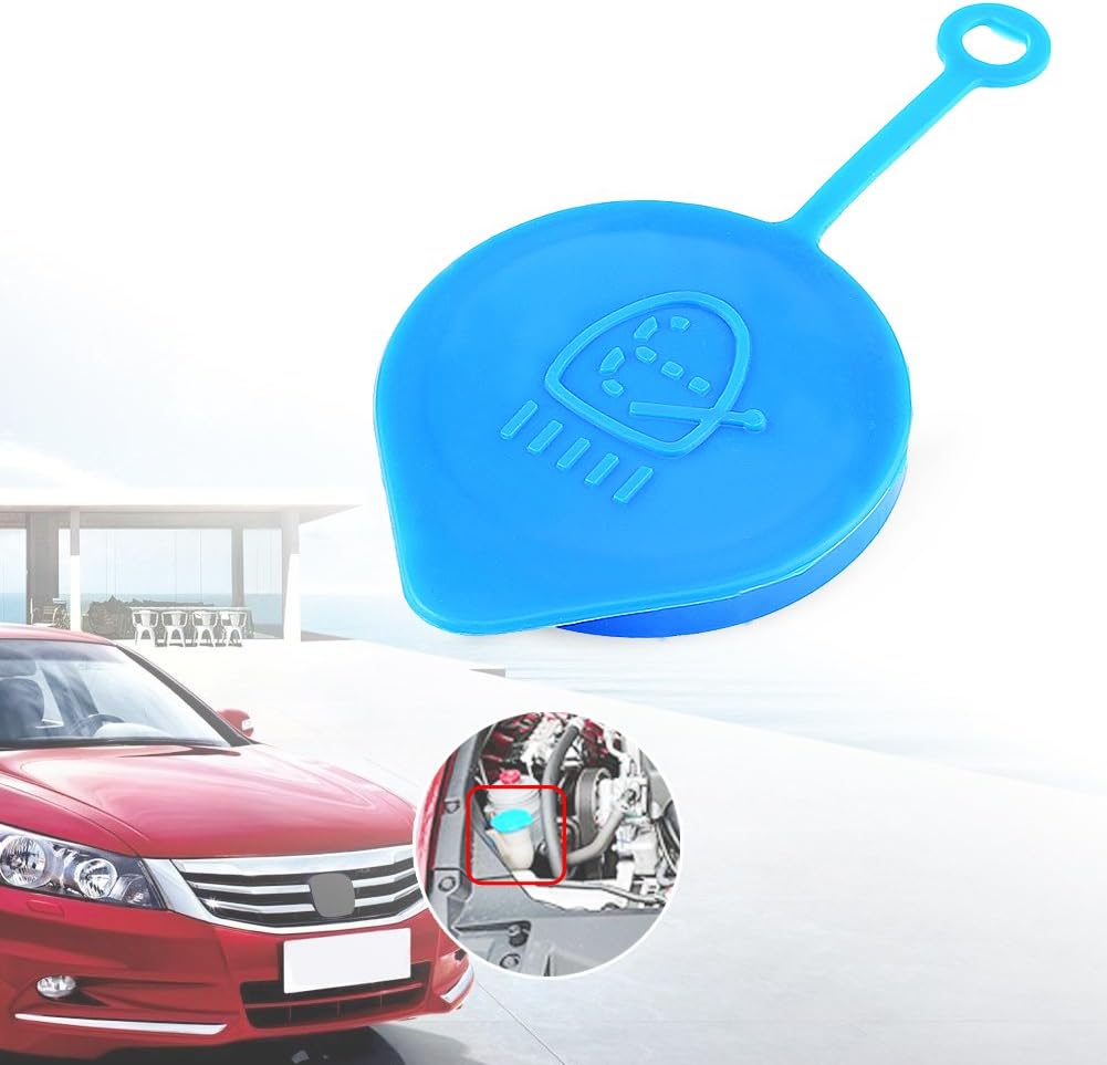 Keenso Washer Fluid Cap, Windshield Fluid Cap Washer Reservoir Cap Windscreen Piper Fluid Cap for Accord Civic Crv Crx