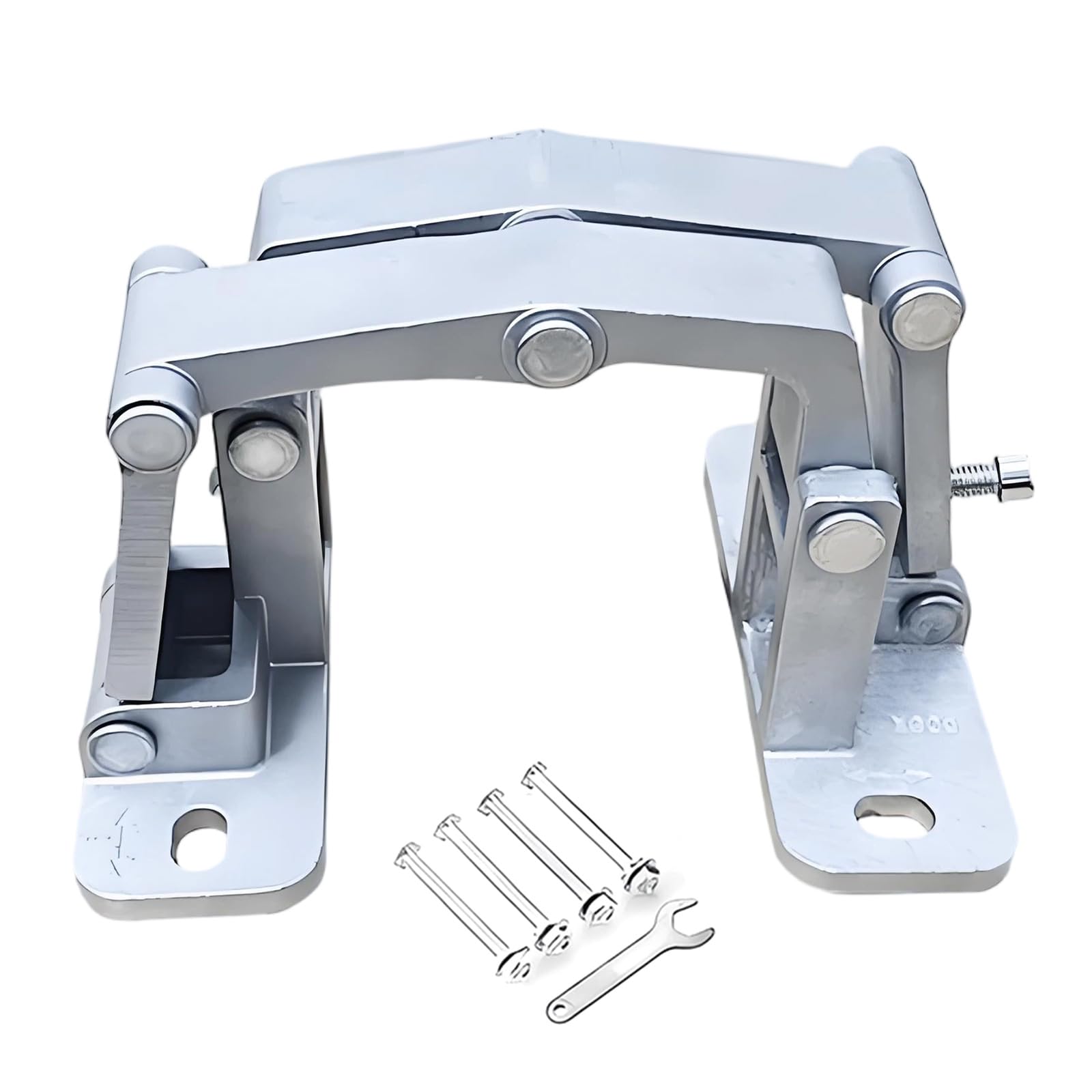 Multipurpose 201 Stainless Steel Door Hinge Wall Mounted Joint Suitable for Wooden Metal & Glass Doors Secure Mounting Joint