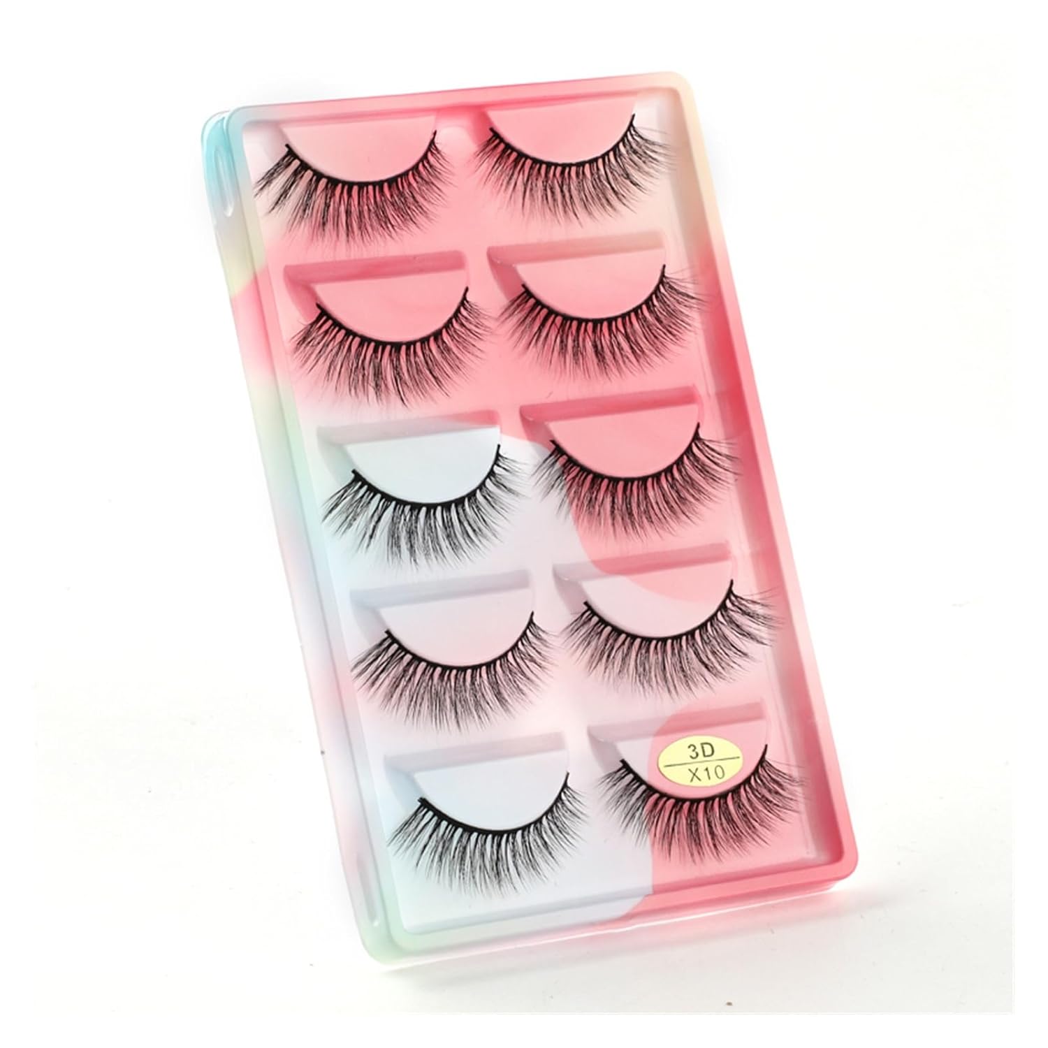 UAMOU 10 50 100 Boxes Mink Eyelashes Fluffy 3D Mink Lashes Makeup Natural Long Volume False Eyelashes Bulk