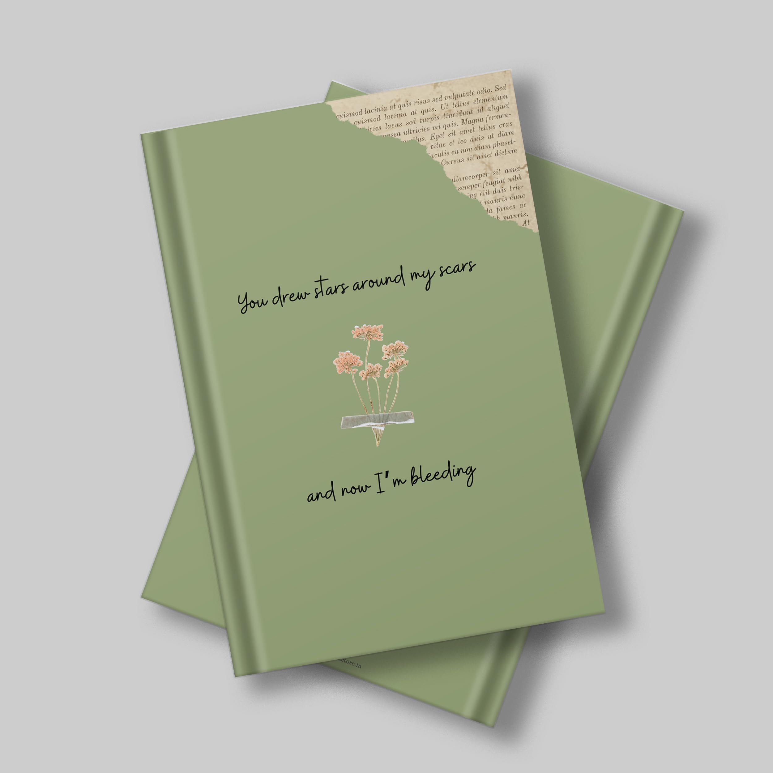 THE UMBRELLA STORE Folklore journal, Tay merch, A5 harbound notebook- 100 pages blank