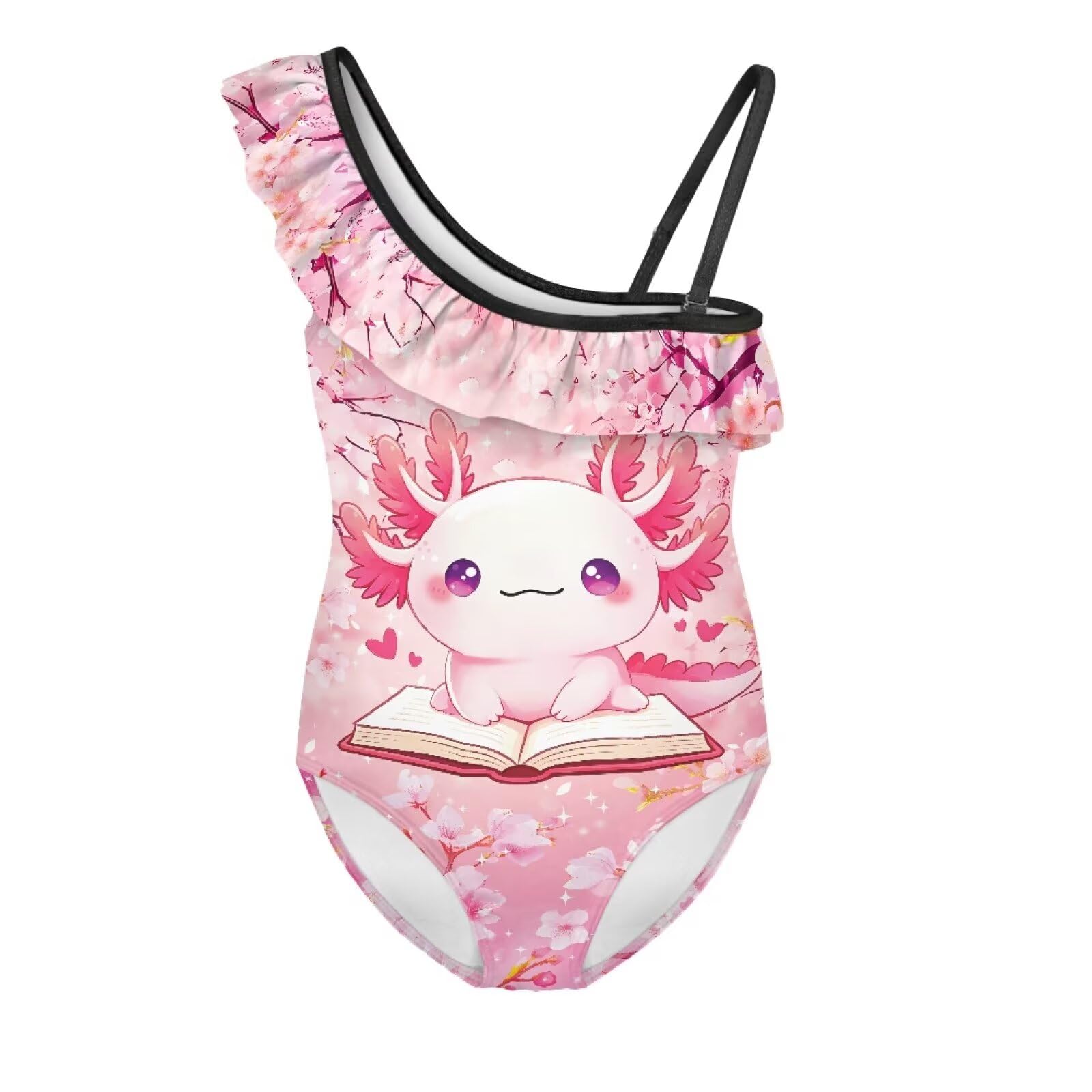 Yzaoxia Girls One Piece Swimsuits Bathing Suit for Kids Swimwear 3-14Y