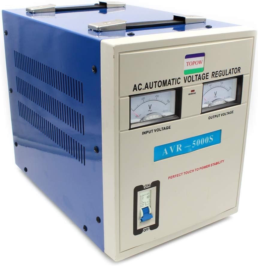 5000 Watt Voltage Step Down Transformer Regulator and Stabilizer Heavy Duty
