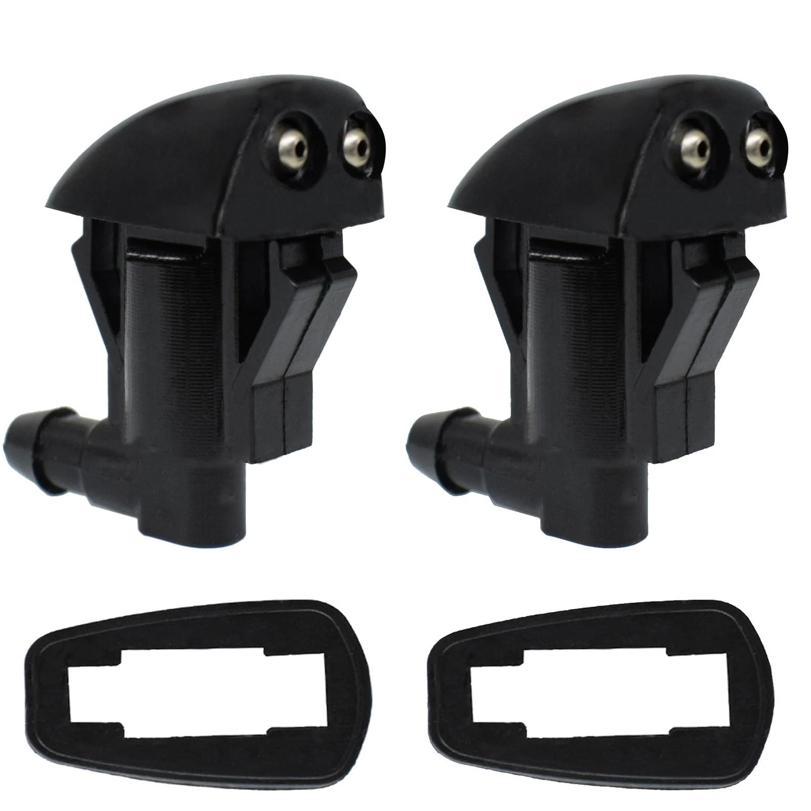 Pacgydk One Color Car Windshield Nozzles Fit For Jeep Grand Cherokee Wk 2005-2011 Oe: 55079049Aa Sprayer Wiper 2Pcs/Lot Front Windshield Washer Jet Nozzle