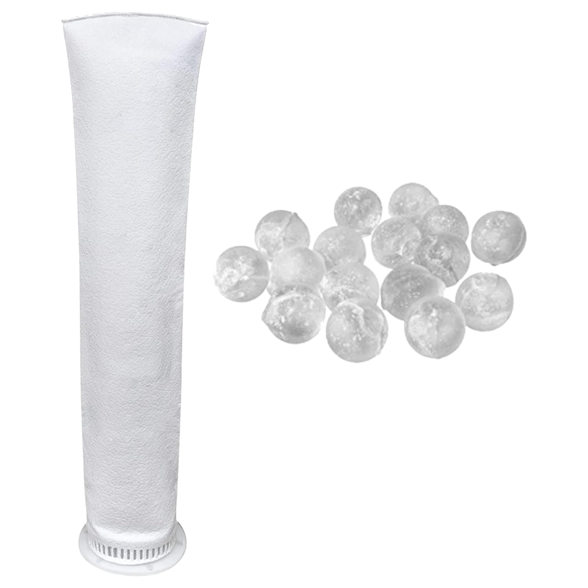 Filter Bag for Water Tank with 10pcs Antiscalant Balls, 5 Micron Sediment Filter for Overhead Water Tank & 20 Inch Big Blue Housing | Reusable Cartridge for Sand, Dirt, Silt, Mud & Rust-image-39