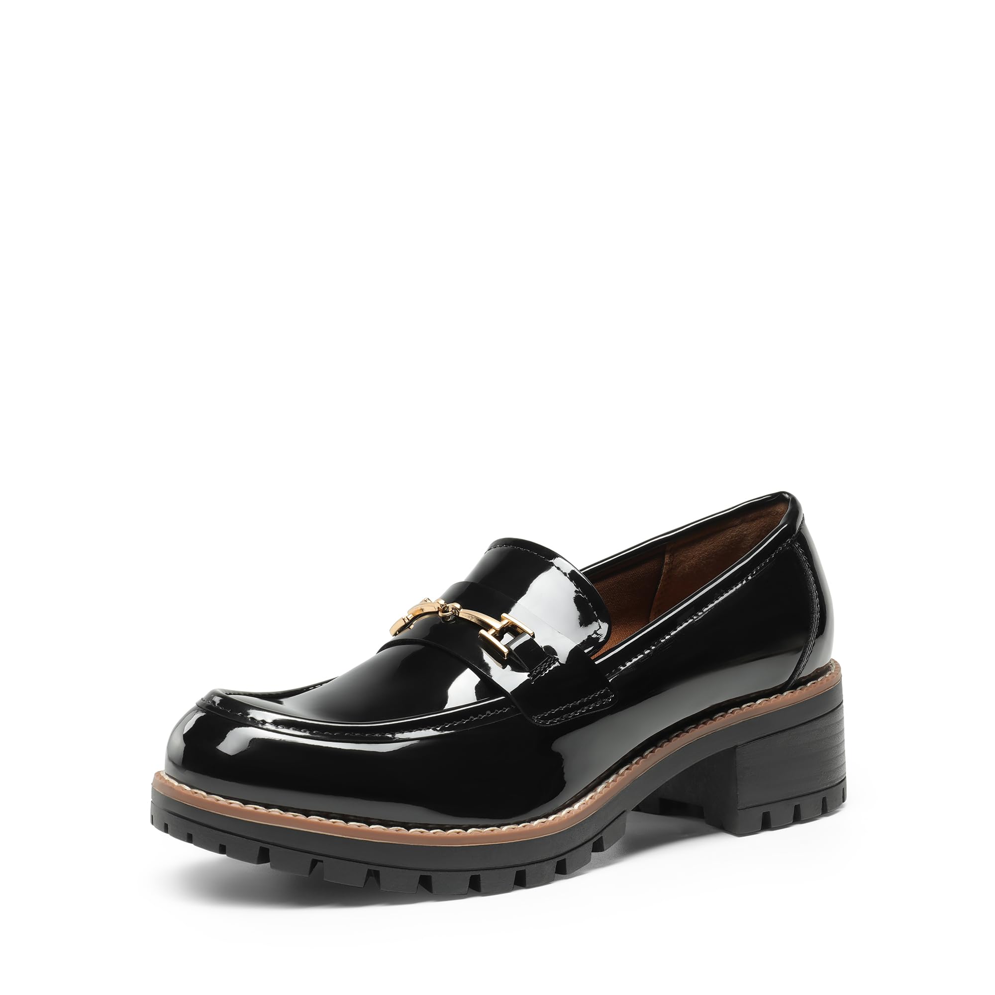 DREAM PAIRS Mocassini da Donna, con Plateau, Comodi, Slip-on, Eleganti, Casual, Mocassini