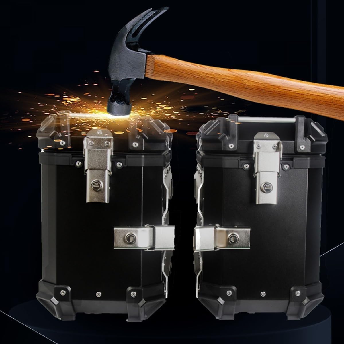 バイク トップケース 大容量 44Lリアボックス バイクボックス バイク用