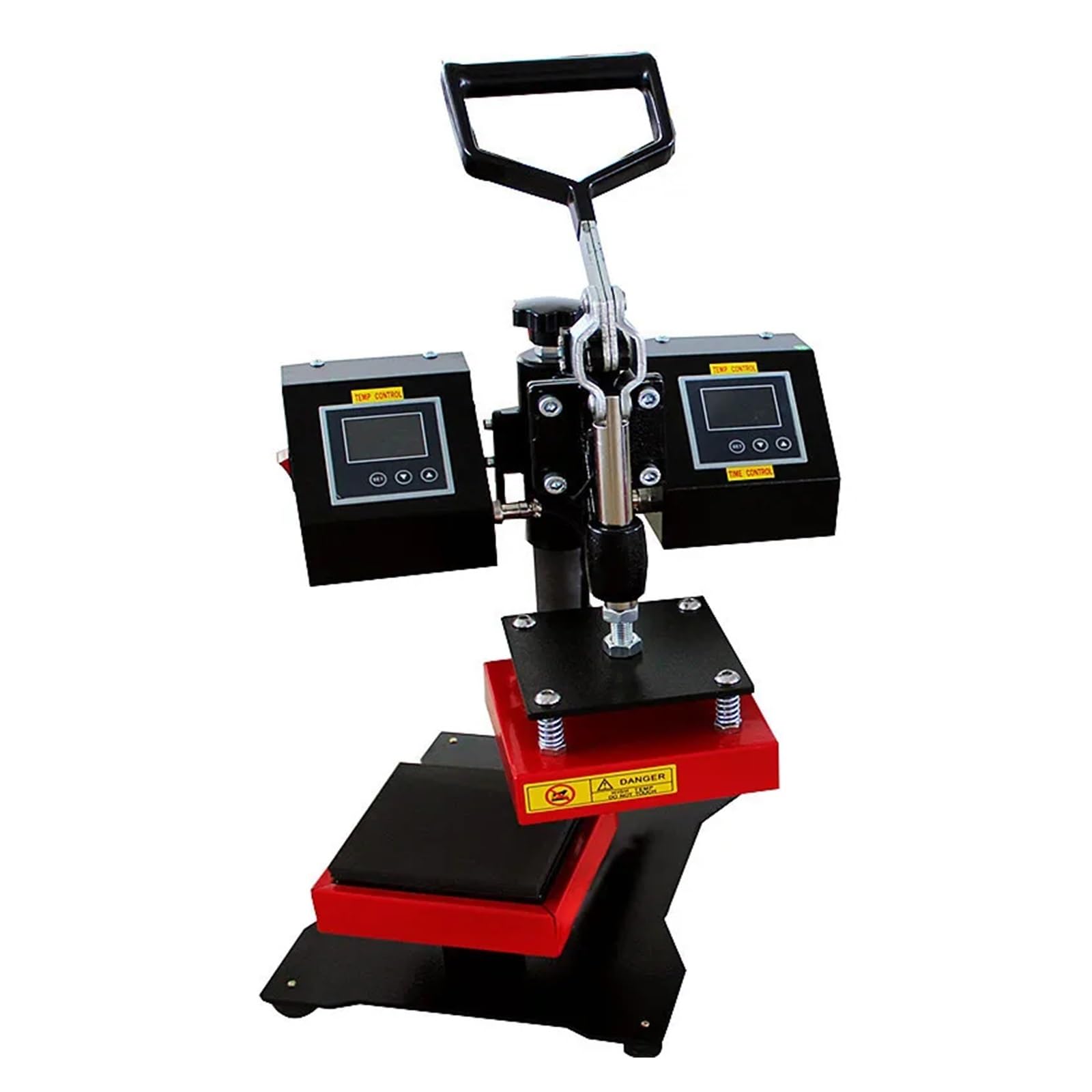Shirt-Transferpresse, Obere und untere Platten, manuelle Kolophonium-Wärmeplattenpressmaschine, 4,7 x, Zoll T-Shirt-Taschen-Stoff-Heißdruck-Prägemaschine