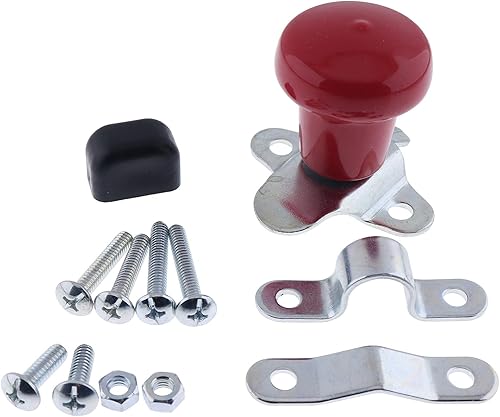 Miniatura 4 de ZTUOAUMA Pomo giratorio para volante WSV122R con funda de goma, ajuste universal para John Deere, Ford Tractors, Woods Spinner y muchos más autos,