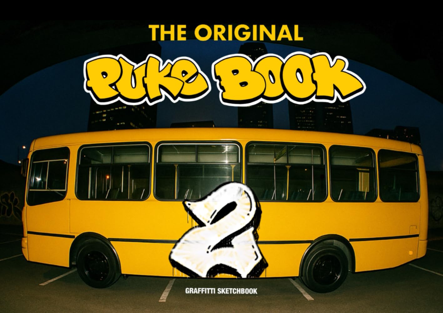 The Original PUKEBOOK 2 - graffiti sketchbook: 8.5 x 6 inches pro blackbook sketchpad is for drawing, sketching and painting with various kinds of ... walls, trains, trucks, cars, subway and more