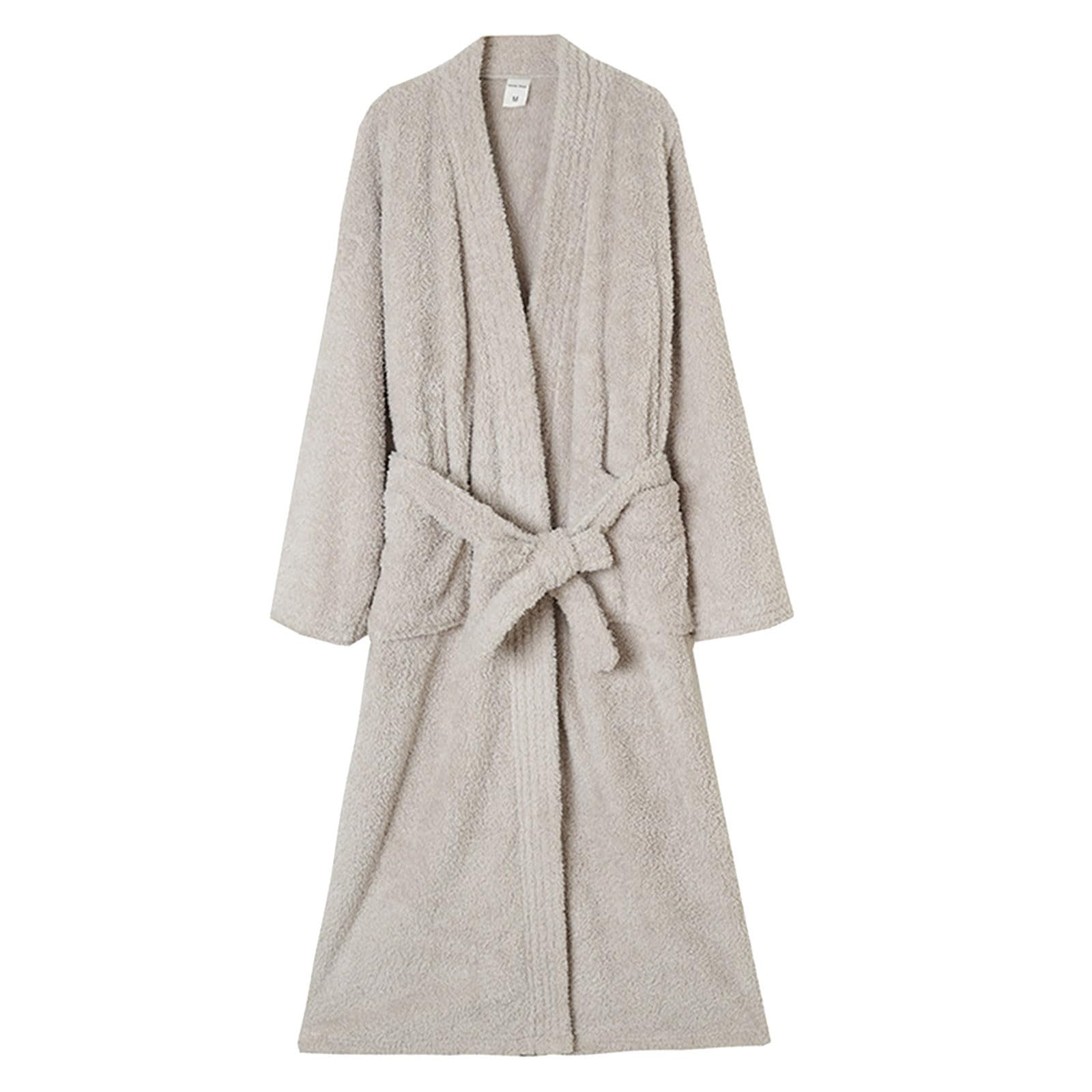 Générique Peignoir de Bain Homme Robe de Chambre Chemise de Nuit pour Homme, Peignoir à col Kimono, vêtements d'intérieur