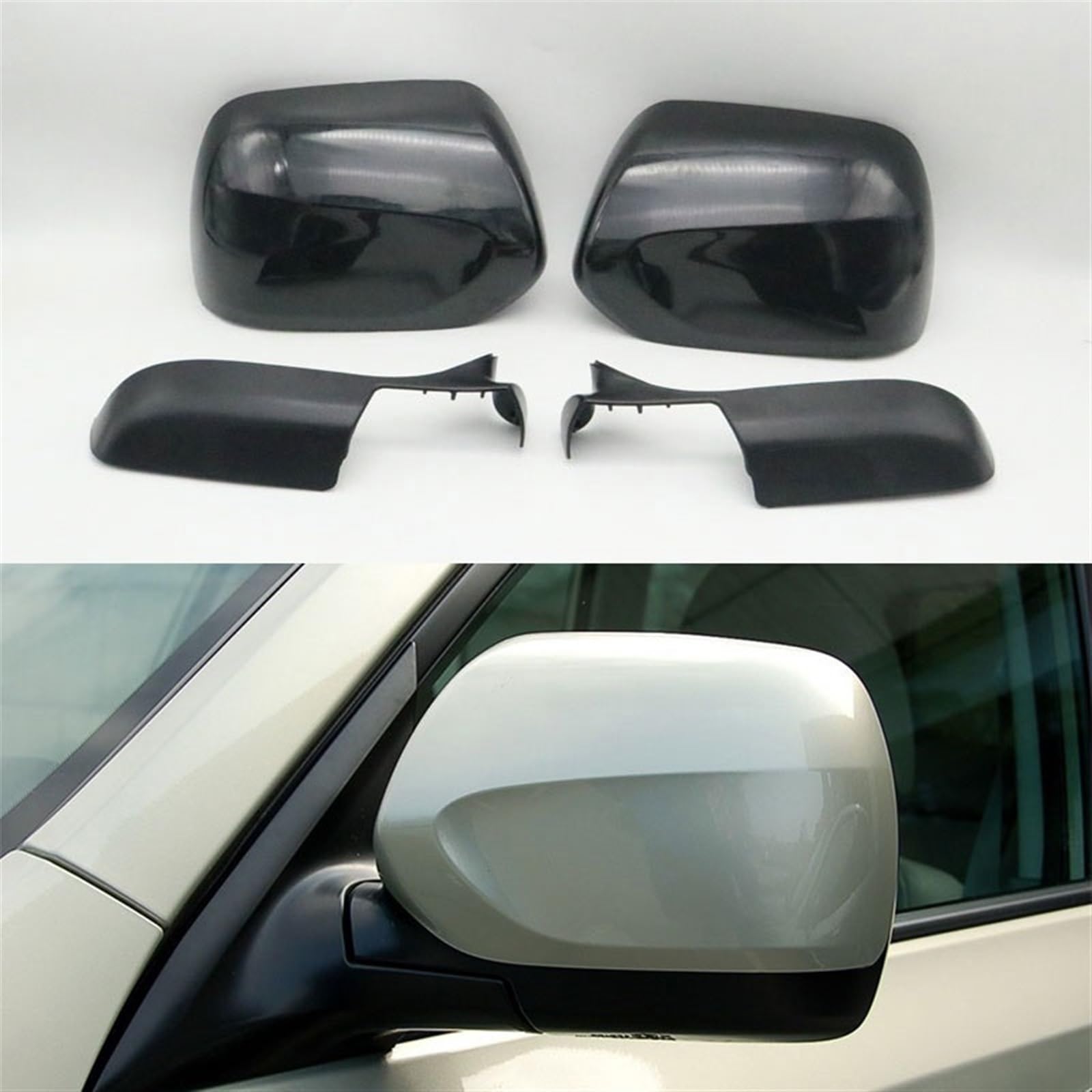 Specchietto retrovisore dell'automobile Per Subaru Per Forester SH 2008-2010 Specchietto retrovisore laterale inferiore Coperchio specchietto esterno(Small,Right)
