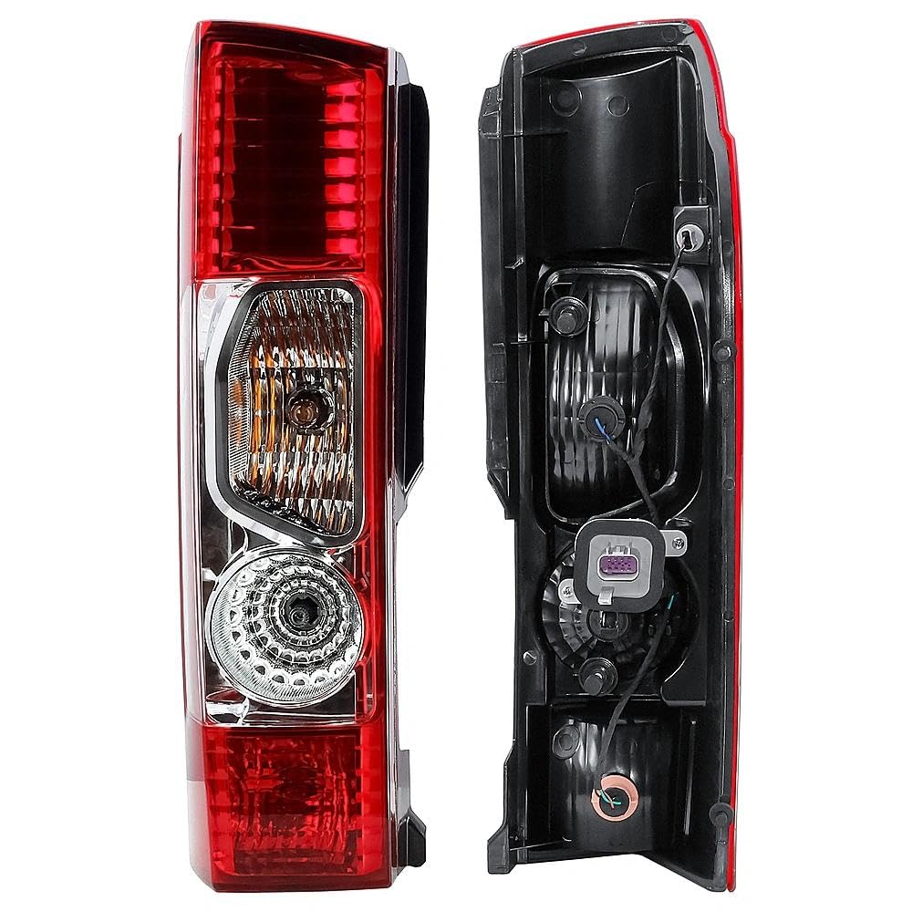 SAILIN Replacement Driver Left Side Tail Light Rear Lamp Without Circuit Fit Ram Promaster 1500, 2500, 3500 from 2010-2022