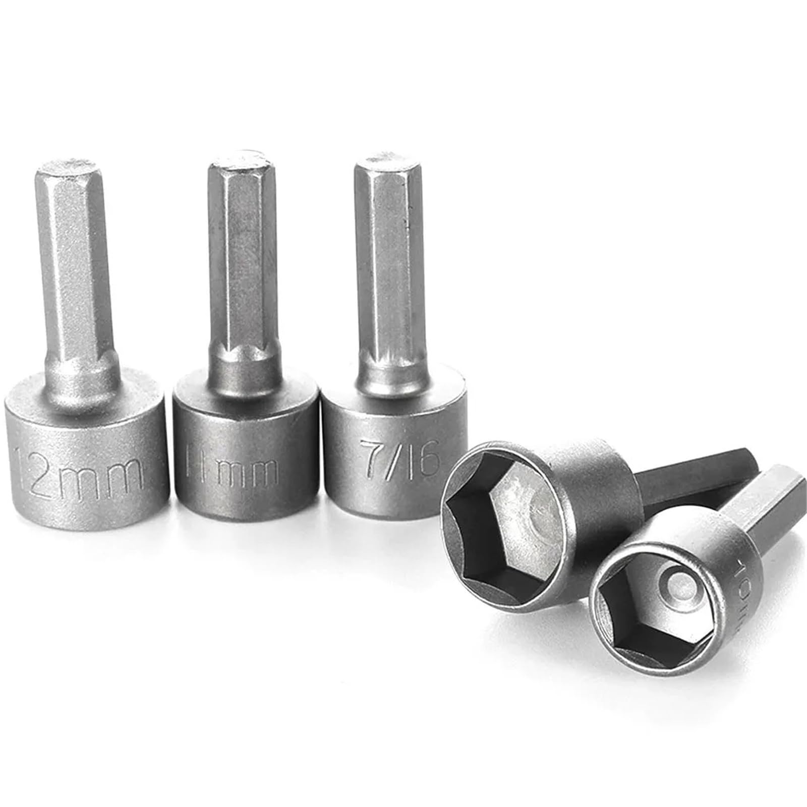 Cacciavite a bussola esagonale, punte da trapano, set di chiavi a bussola, adattatori for punte da trapano 9/14 pezzi(14 PCS)