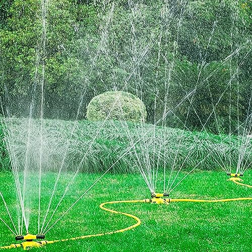 Wasserspielzeug Kinder Outdoor Sprinkler - Wasserblume Twister Splash Wasserfontäne Rasensprenger für Junge und Mädchen 3-8 Jahre