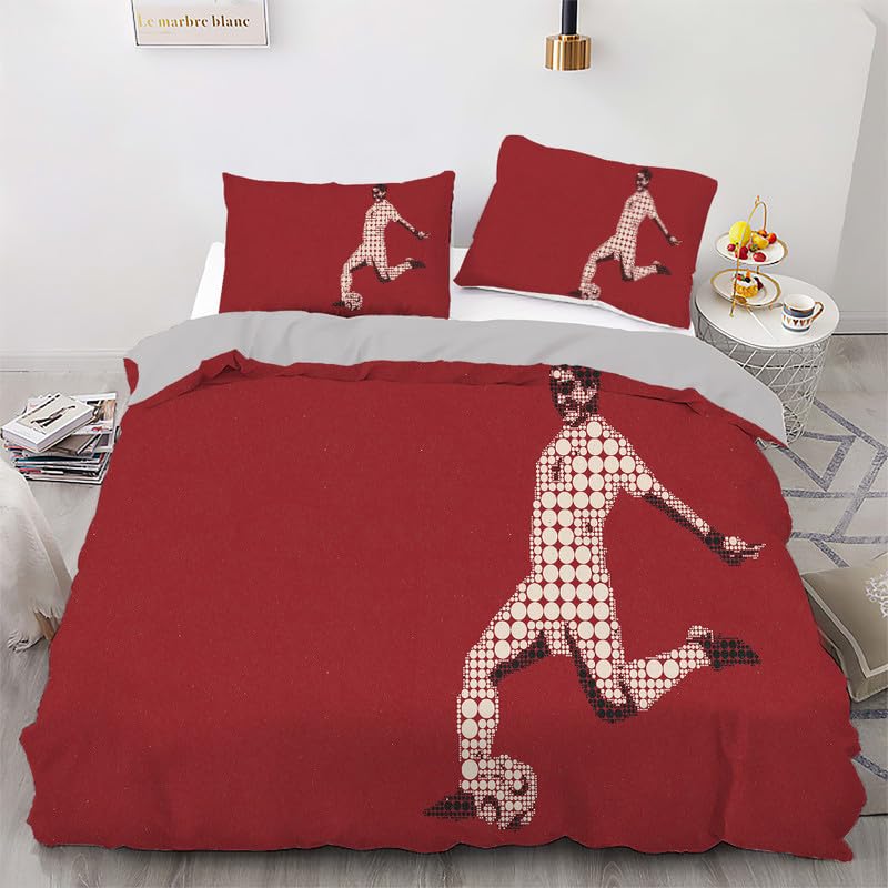 Funda nórdica roja de microfibra para transformar tu cama 105 en un oasis cómodo