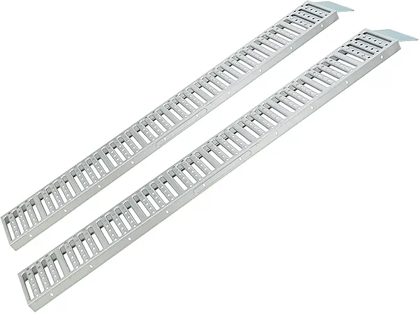 VroomSteel 1,000 lbs Capacity ATV Ramps | 72" L x 9" W Anti-Slip Ramps for Lawn Mower Set of Two | Loading Ramp Ideal for Loading Motorcycles, Bicycles, ATVs, & Lawnmowers