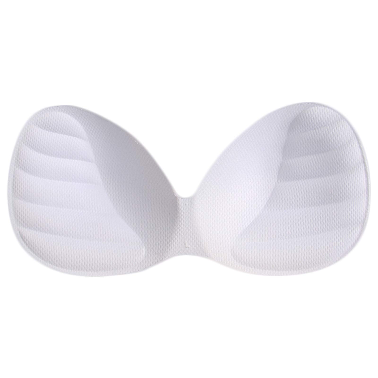 Bogeel Women's White Push Up Sponge Bra Inserts Macaron Color Thick Breast Pad Accessory,Sponge