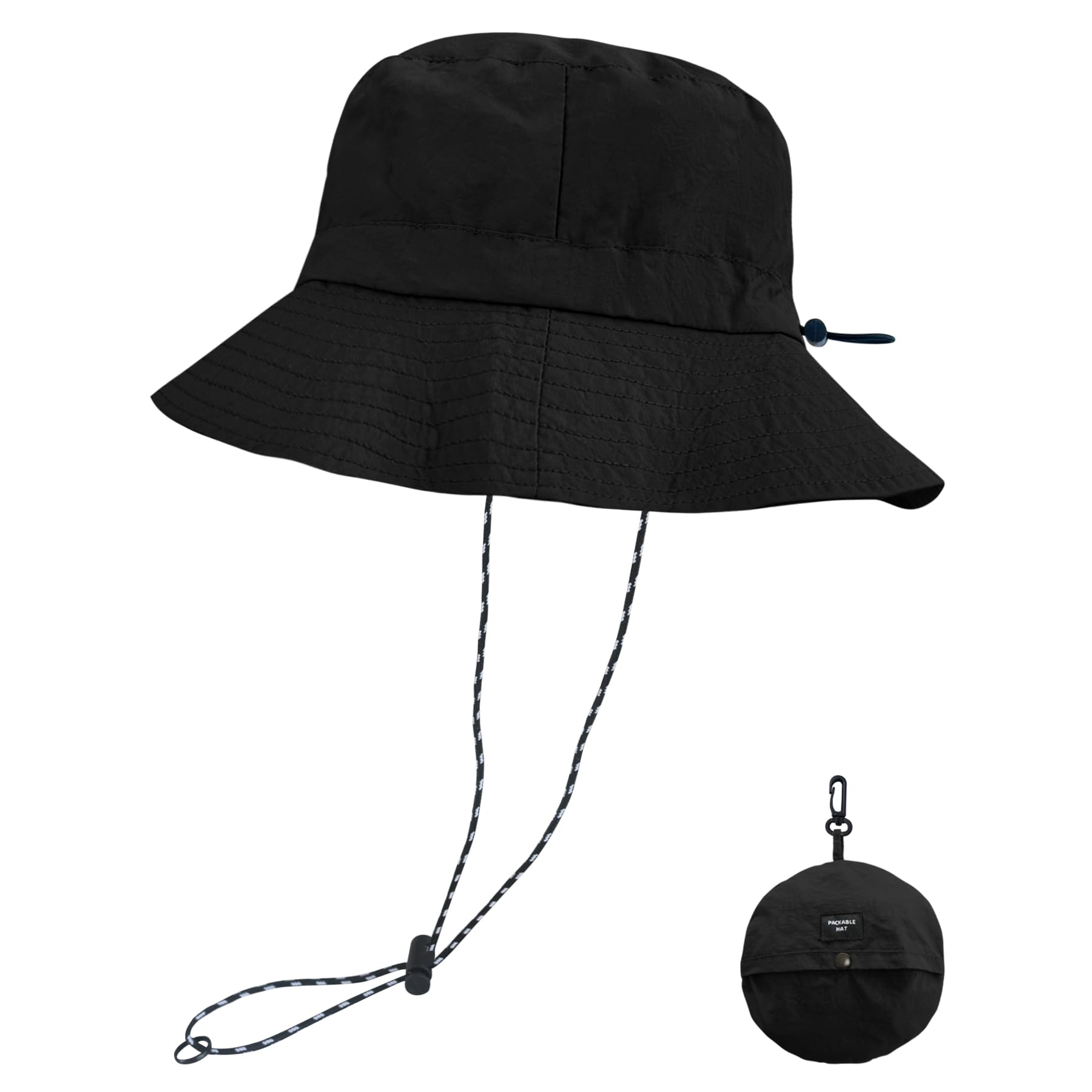 NPQQUAN Waterproof Quick Dry Bucket Hats for Woman Men Packable Foldable Rain Sun Hat Lightweight Hiking Hat
