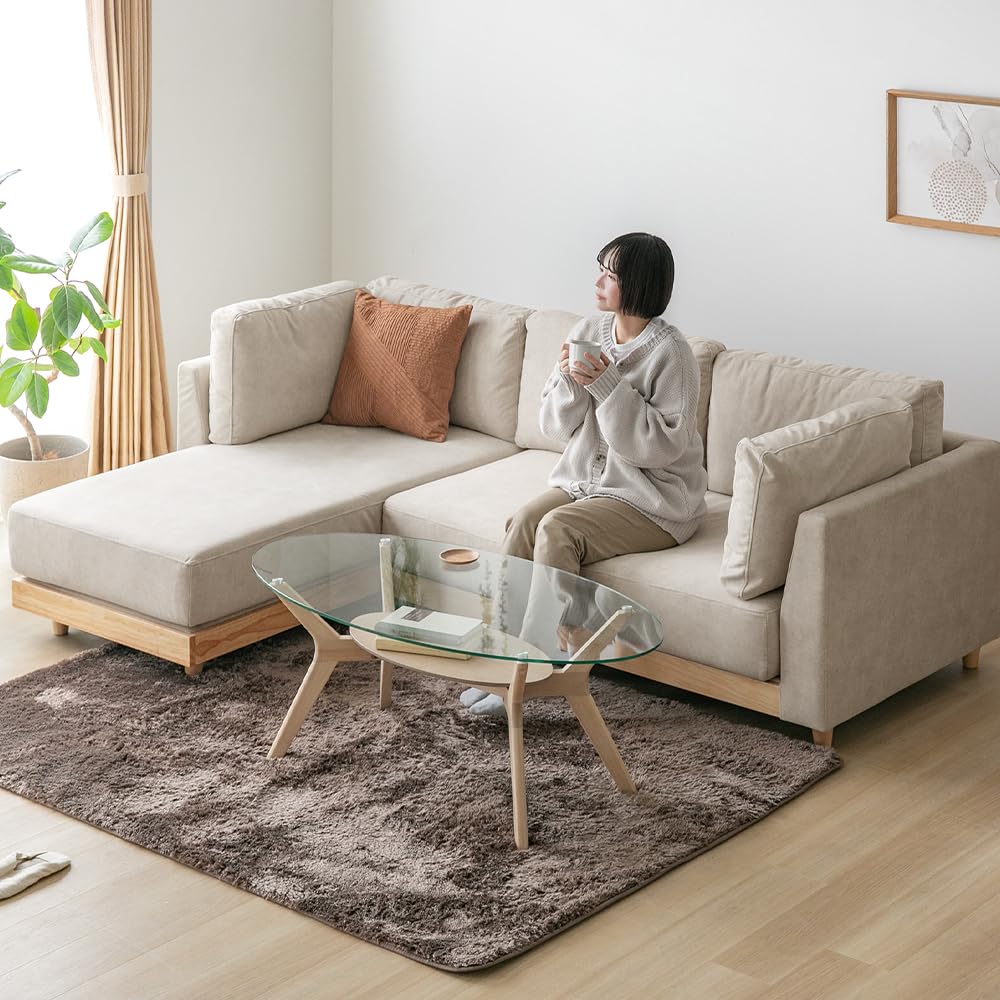 Amazon｜モダンデコ ソファ 3人掛け カウチソファ ペット対応 高耐久