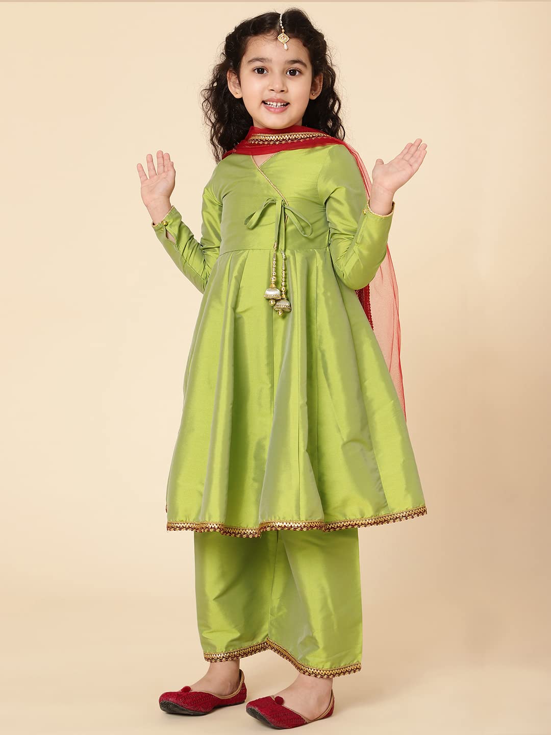 A.T.U.N. (All Things Uber Nice) A.T.U.N. Girls Anarkali Palazzo Set