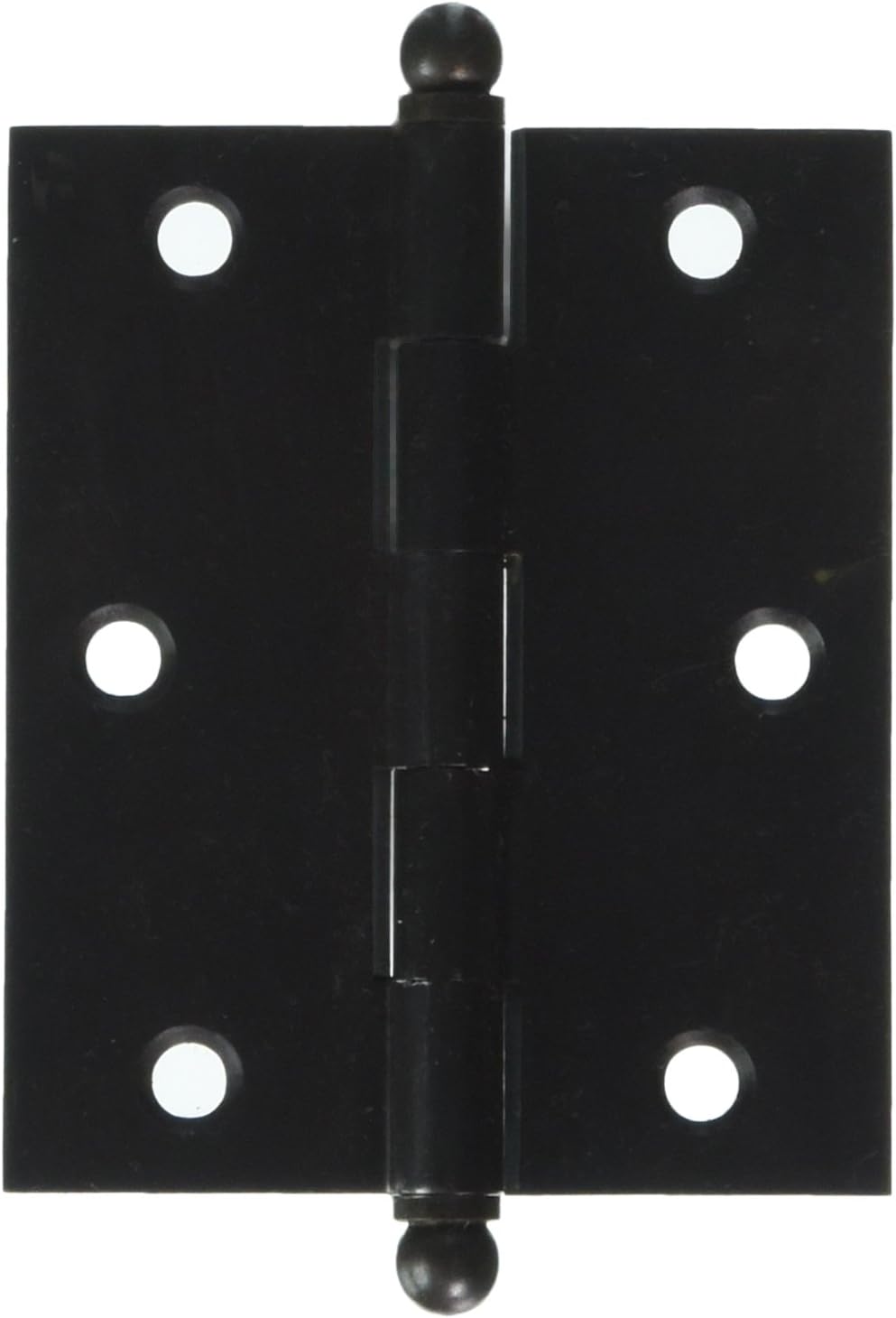 Deltana CH3025U3-UNL 3" x 2-1/2" Hinge; with Ball Tips; Unlacquered Bright Brass Finish