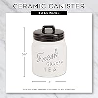 Vista 8 de Colección de accesorios de cocina DII Cerámicas, tarro para galletas, verde oscuro