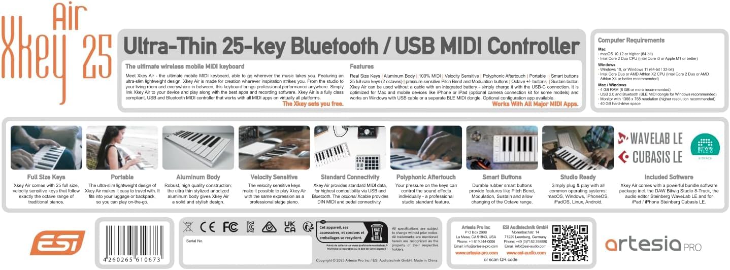 ESI Xkey 25 AIR