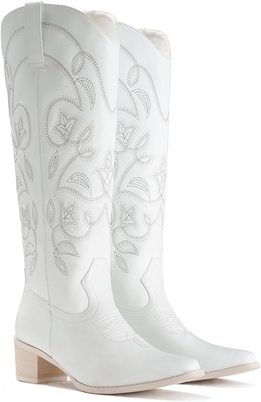 IUV Cowboy Boots For Women Pointy Toe Women's Western Cowgirl Boots... - Picture 58 of 114